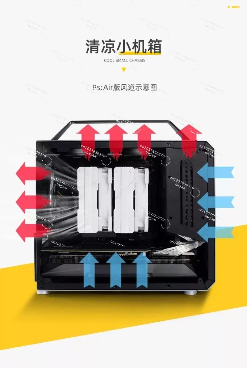 Mechanic Master C28 Matx Portable Pc Case - علبة كمبيوتر محمولة ميكانيك ماستر C28