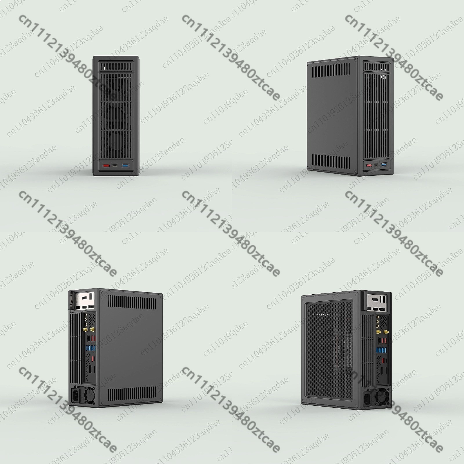 Sff Mini Itx Cnc Aluminum Chassis - هيكل E4 V6 ITX صغير الحجم