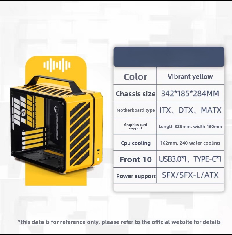 Mechanic Master C28 Matx Portable Pc Case - هيكل كمبيوتر محمول كامل الحجم C28