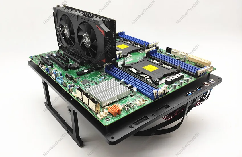 هيكل كمبيوتر مفتوح بالكامل من  - مراجعة Aluminum Open Frame Test Bench Water Cooling وسعره