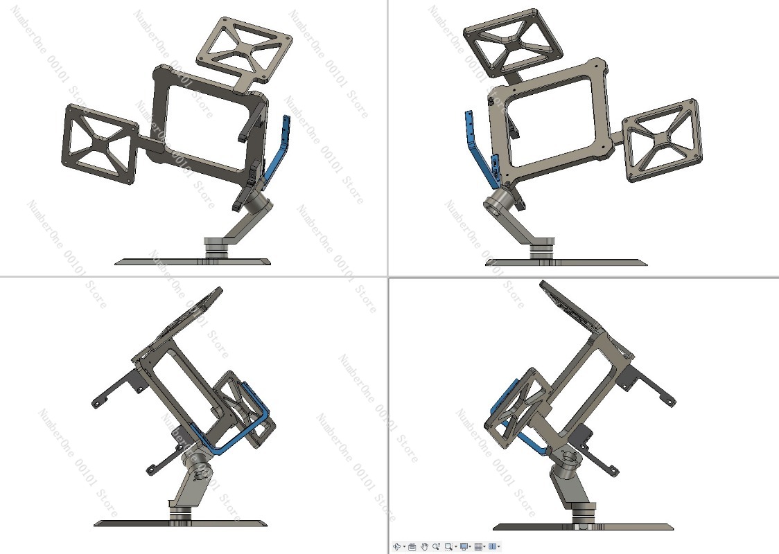 صندوق كمبيوتر B30 قابل للدوران - مراجعة Aluminum Open Frame Test Bench Water Cooling وسعره
