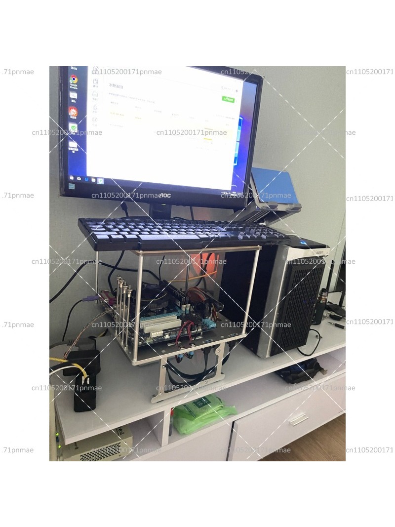هيكل كمبيوتر مفتوح من الألومني - مراجعة Aluminum Open Frame Test Bench Water Cooling وسعره
