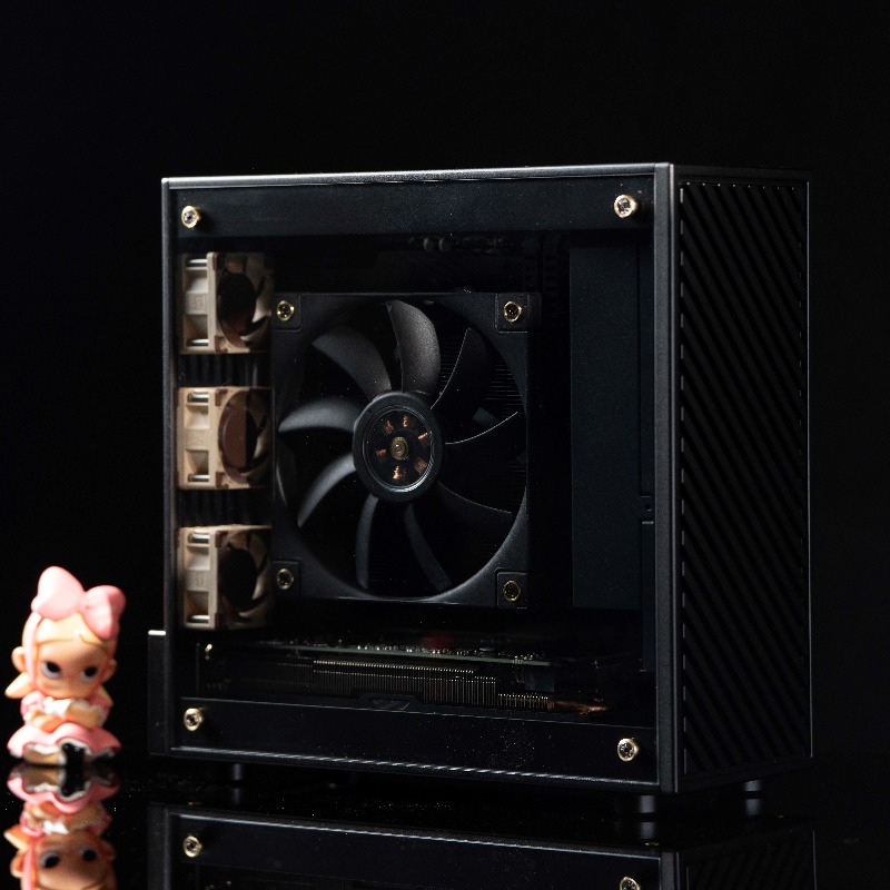 علبة كمبيوتر LP P6 ITX من الأل - مراجعة Sff Mini Itx Cnc Aluminum Chassis وسعره