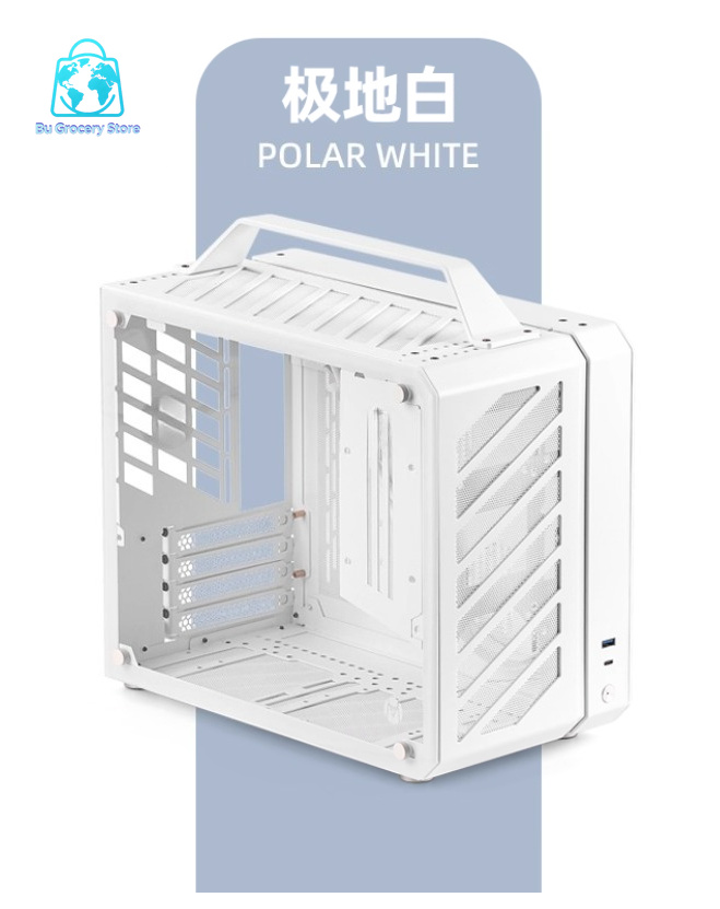 هيكل كمبيوتر محمول كامل الحجم  - مراجعة Mechanic Master C28 Matx Portable Pc Case وسعره
