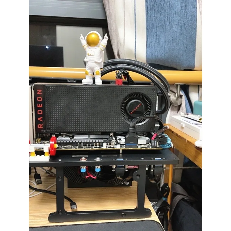 هيكل كمبيوتر مفتوح الإطار من ا - مراجعة Aluminum Open Frame Test Bench Water Cooling وسعره